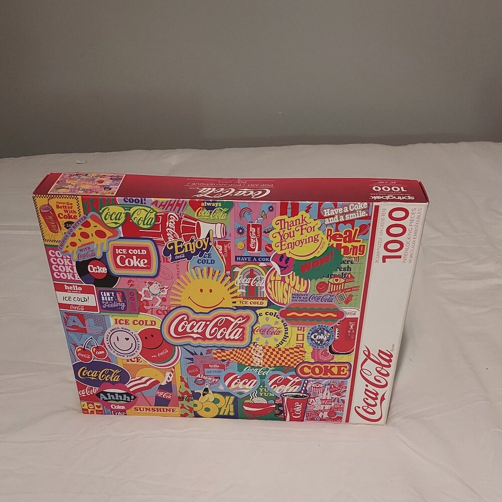 Springbok Coca-Cola Pop Art 1000 Piece Jigsaw Puzzle